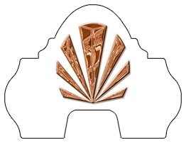 DARAY-L-602-CP-WT Copper Sunburst White